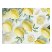Elegant Mediterranean Lemon Floral Vrijgezellenfee Tafelkleed (Voorkant (Horizontaal))