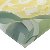 Elegant Mediterranean Lemon Floral Vrijgezellenfee Tafelkleed (Gekanteld)