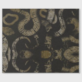 Elegant Medusa Snakes Luxury Art Cadeaupapier (Vlak)