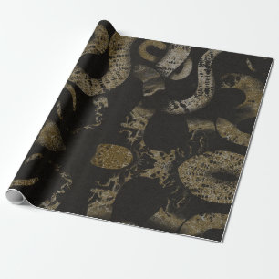 Elegant Medusa Snakes Luxury Art Cadeaupapier