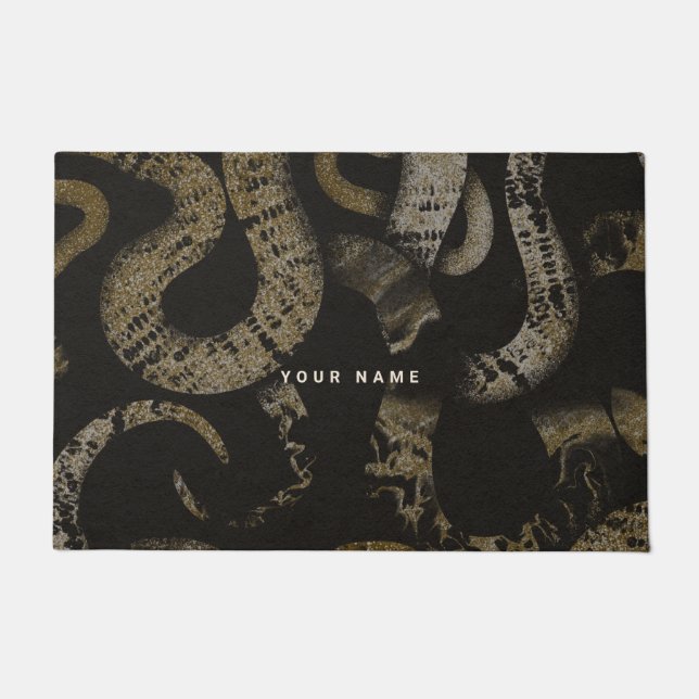 Elegant Medusa Snakes Luxury Art Deurmat (Voorkant)