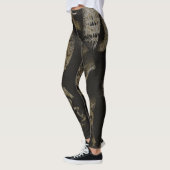 Elegant Medusa Snakes Luxury Art Leggings (Links)