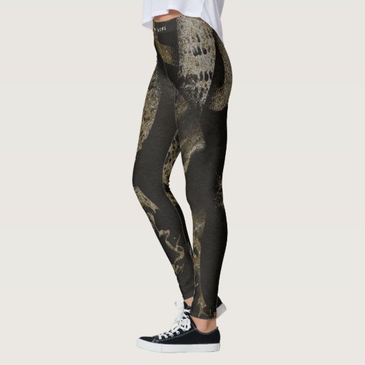 Elegant Medusa Snakes Luxury Art Leggings (Links)