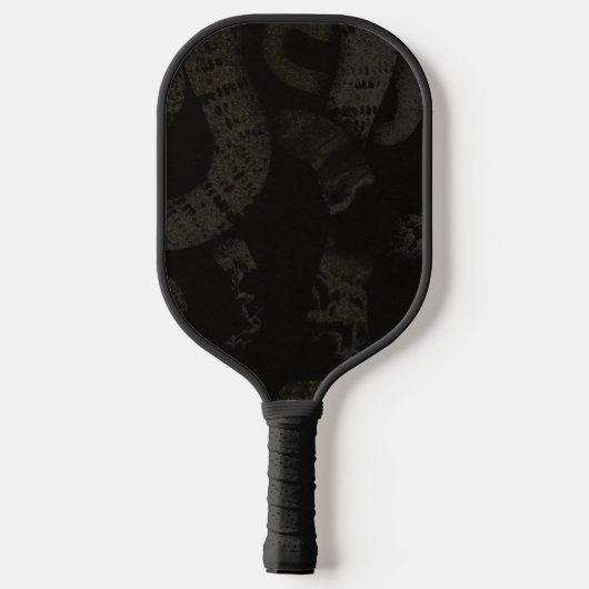 Elegant Medusa Snakes Luxury Art Pickleball Paddle (Achterkant)