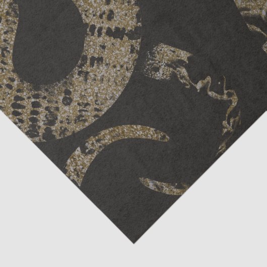 Elegant Medusa Snakes Luxury Art Tissuepapier (Detail)