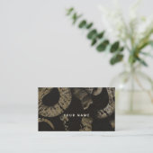 Elegant Medusa Snakes Luxury Art Visitekaartje (Staand voorkant)