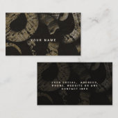 Elegant Medusa Snakes Luxury Art Visitekaartje (Voorkant / Achterkant)