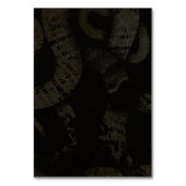 Elegant Medusa Snakes Luxury Art Wedding Kaart (Achterkant)