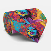 Elegant, meerkleurig Stropdas (Opgerold)