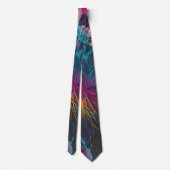 Elegant Meerkleurige Floral | Necktie Stropdas (Achterkant)