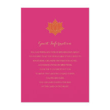 Elegant Mehndi Insert-kaarten