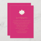 Elegant Mehndi Insert-kaarten Informatiekaartje (Voorkant / Achterkant)