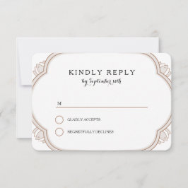 Elegant Mehndi rsvp Kaartje