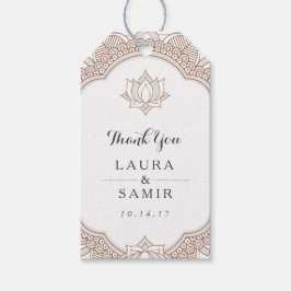 Elegant Mehndi Wedding Cadeaulabel