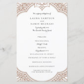 Elegant Mehndi Wedding Programs (Voorkant)