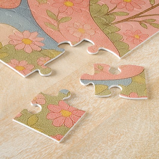 Elegant meisje in Japanse kimono Legpuzzel (Zijkant)