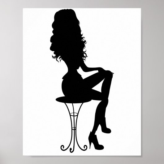 Elegant meisje poster (Voorkant)