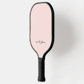 Elegant Meisje Roze Dames Monogram Pickleball Paddle (Links)