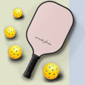 Elegant Meisje Roze Dames Monogram Pickleball Paddle