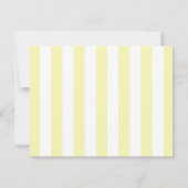 Elegant Mellow Yellow Bow Stationery Note Card Notitiekaartje (Achterkant)