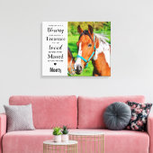 Elegant Memorial Custom Modern Remembrance Foto Canvas Afdruk (Insitu (Woonkamer))