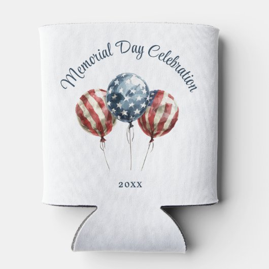 Elegant Memorial Day-feest Blikjeskoeler (Achterkant)