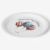 Elegant Memorial Day-feest Papieren Bordje (Gekanteld)