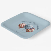 Elegant Memorial Day-feest Papieren Bordje (Gebogen)