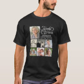 Elegant Memorial FOREVER IN ONZE HARTS 7 Foto's T-shirt (Voorkant)