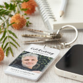 Elegant Memorial Foto vieren het leven van Sleutelhanger (Voorkant Rechts)