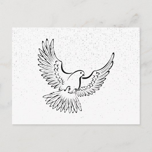 Elegant Memorial Funeral Dank je kaart (Voorkant)