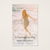 Elegant Memorial | Funeral Favor Poem Kaart (Voorkant)