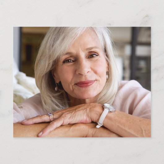 Elegant Memorial Funeral Photo Hartelijk dank (Achterkant)