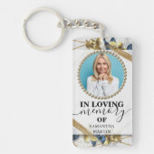 Elegant Memorial Gift Sleutelhanger (Voorkant)