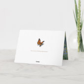 Elegant Memorial Lily Vijver Condoleance Sympathie Kaart (Achterkant)