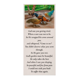 Elegant Memorial Remembrance Funeral Kaart
