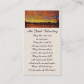 Elegant Memorial Remembrance Funeral Kaart Visitekaartje (Voorkant)