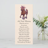 Elegant Memorial Service Kaart (Staand voorkant)