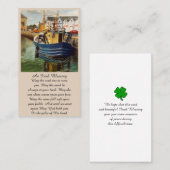 Elegant Memorial Sympathcard Visitekaartje (Voorkant / Achterkant)