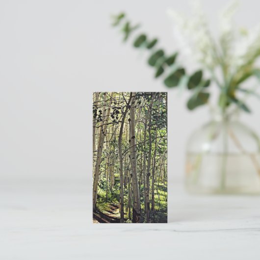 Elegant Memorial Sympathie Gebed Kaart Visitekaartje (Staand voorkant)