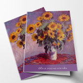 Elegant Memorial Zonnebloemen Condoleance Sympathi Kaart