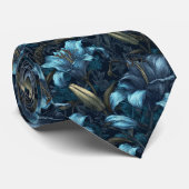 Elegant Mens Accessories Lilies Flower Stropdas (Opgerold)