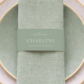 Elegant Menu & Invitation Wrap Uitnodigingen Wikkel