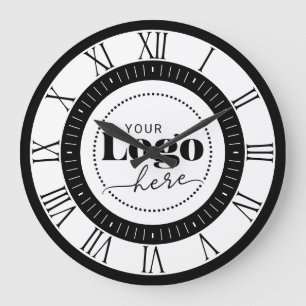 Elegant Merk Uw Logo Hier Grote Klok