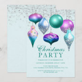 Elegant Mermaid Ornament kerstfeest Kaart (Voorkant / Achterkant)