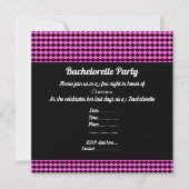 ELEGANT MERMAID SCAL PINK BLACK PARTY BACHELORETTE KAART (Voorkant)