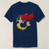 Elegant Mermaid T-shirt (Design voorkant)