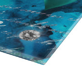 Elegant Mermaid Winter Baubles Kerstmis Snijplank (Hoek)