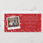 Elegant Merriest Fancy Kerstscript 4 Foto Feestdagenkaart (Achterkant)