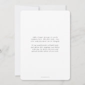 Elegant Merry Black Typographic Script Feestdagenkaart (Achterkant)